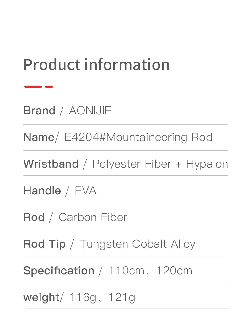 ALTRAE E4204 Carbon Poles